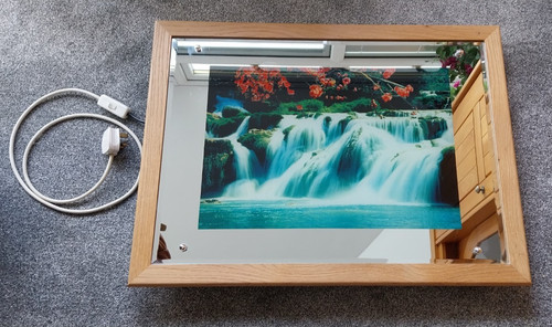 Vintage moving waterfall - vintage,
